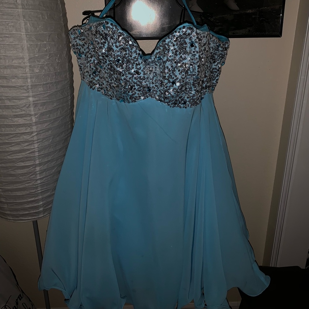 Baby Blue Prom Dress